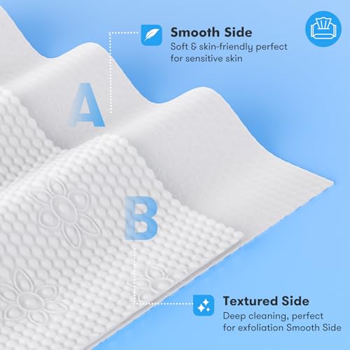Beauntangly XL Biodegradable Face Towel 50 Ct