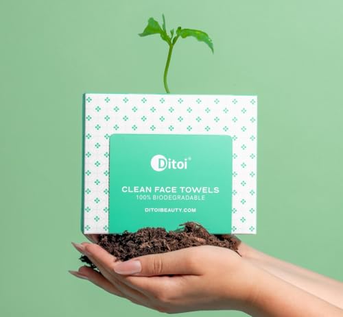 Ditoi Face Towels 10x12 Inch Ultra Soft Disposable