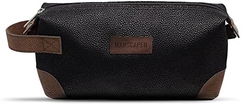 MANSCAPED The Shed Toiletry Bag PU Leather Dopp Kit