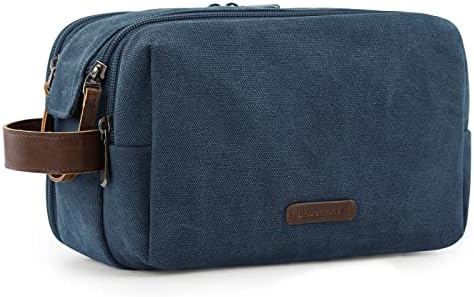 BAGSMART Toiletry Bag for Men - Medium Size Navy Blue