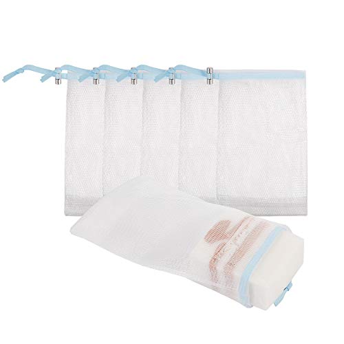 Cobahom 6 Pack Foaming Soap Saver Pouch Blue