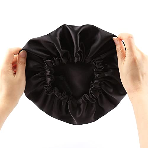 ELIHAIR 2pc Satin Bonnet for Kids Natural Hair