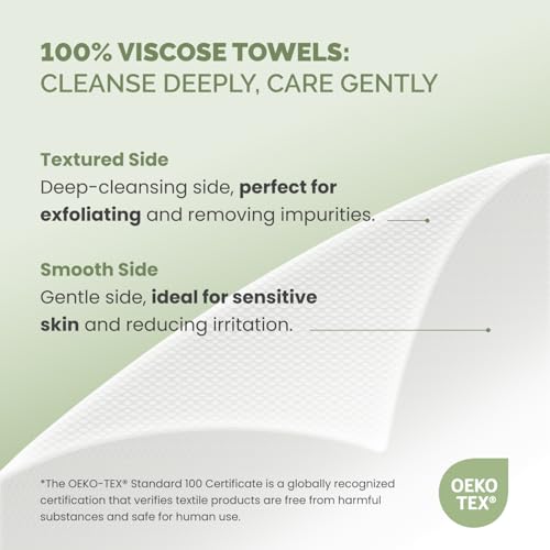 PLANTIFIQUE XL Face Towels 100 Biodegradable 1