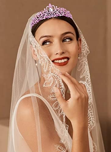 COCIDE Pink Tiaras and Crowns for Women