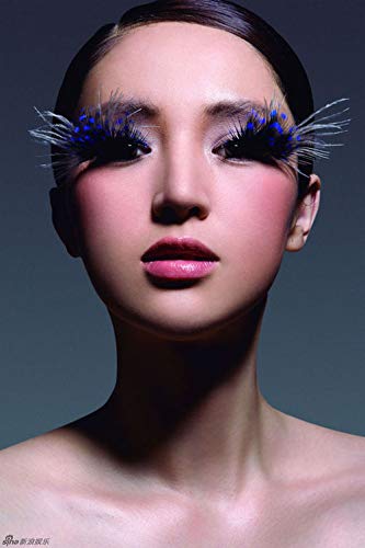 Dorisue Mermaid Party Lashes Dark Blue 3D False Eyelashes