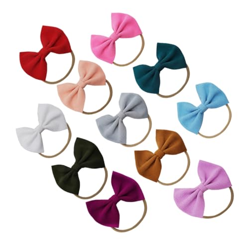 Mikinona Infant Headbands Set 20pcs Bow Hairbands for Baby Girls Toddler