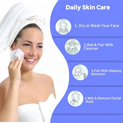 KeeiZoes 300 Count Disposable Face Towels