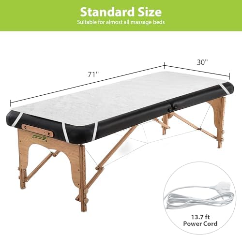 BECALIN Massage Table Warmer with 9 Heat Settings and Timer
