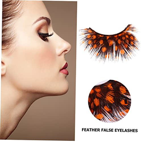 NOLITOY Fancy Eyelashes 2 Pairs for Prom Halloween Costume