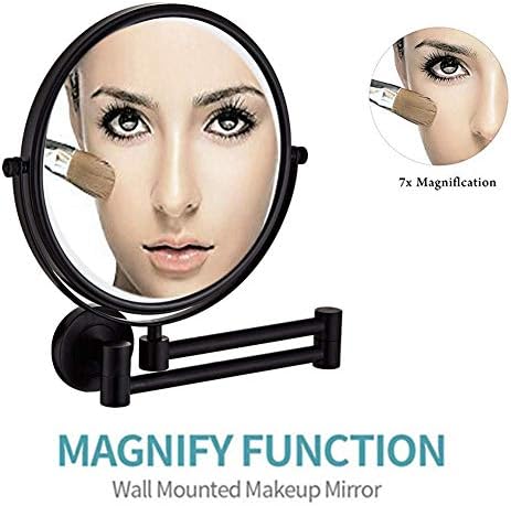 8-Inch Wall Mounted Makeup Mirror with 3X Magnification