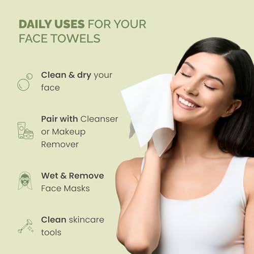 PLANTIFIQUE XL Face Towels 100 Biodegradable 1