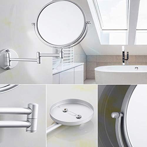 LCARY Two-Sided Wall Mounted Beauty Mirror 3X Magnification