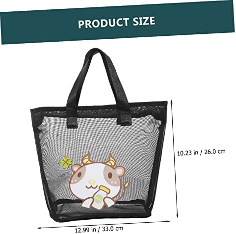 HOOTNEE Portable Mesh Toiletry Bag for Travel and Home Use