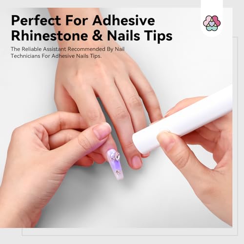 SAVILAND Mini UV Light for Nails - Wireless with Stand