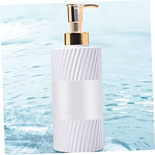 GLEAVI 2Pcs Refillable Shampoo Pump Bottles for Shampoo and Lotion