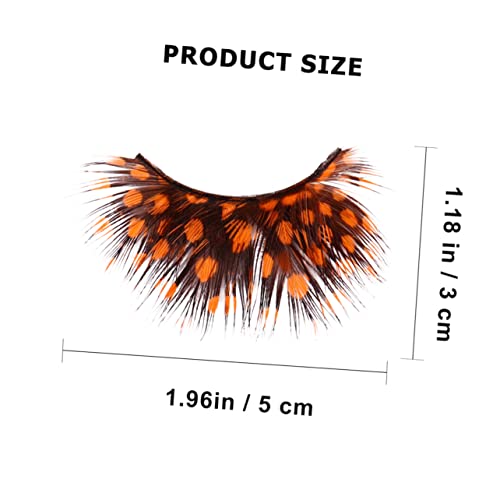 NOLITOY 2 Pairs Halloween False Lashes for Women