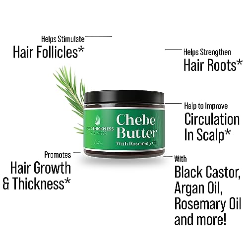 Chebe Rosemary Oil Hair Butter 2oz for Growth and Thickening