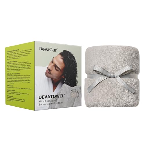 DevaCurl Microfiber Anti-Frizz Hair Towel Gray