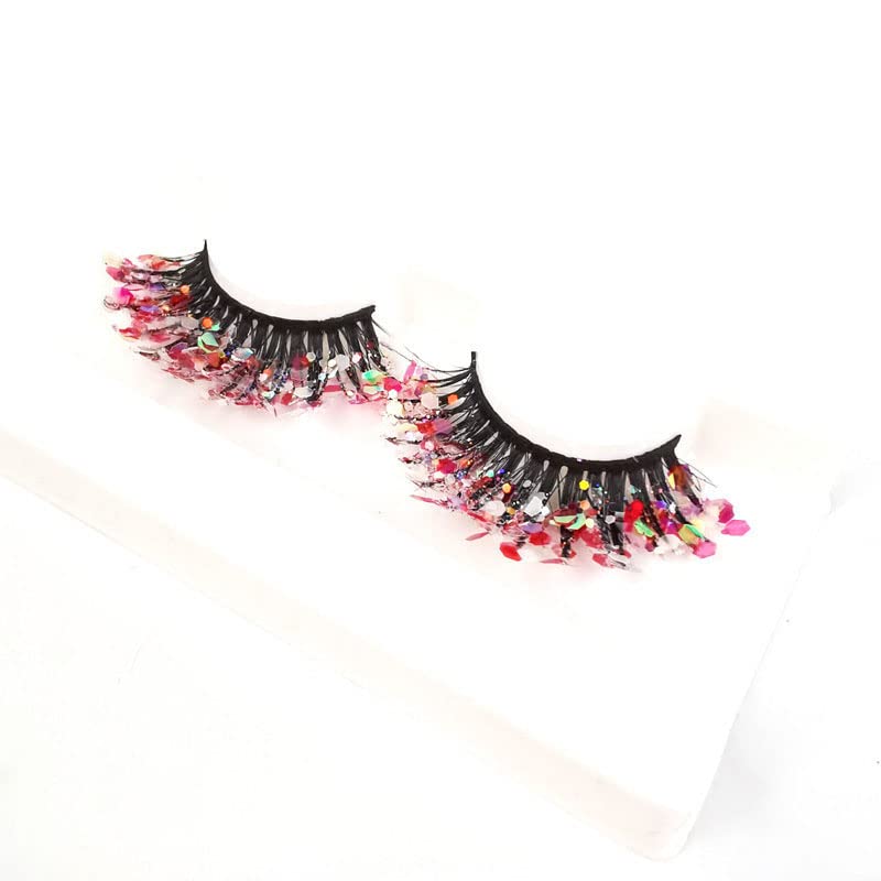 BYVUTE Luminous Q-13 Colorful False Lashes