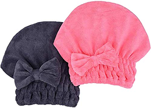 Mayouth Microfiber Hair Drying Towel 2 Pack