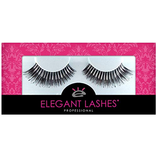 C908 Premium Color False Eyelashes Black with Silver