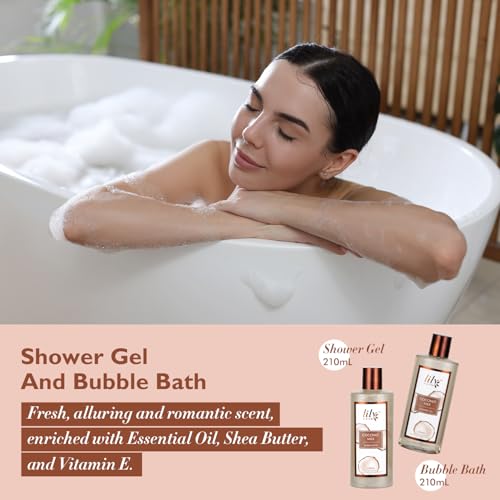 LILY ROY 18Pcs Spa Gift Basket Set for Women Men