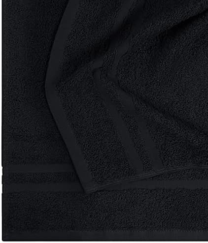 Utopia Towels 24 Pack Bleach Safe Salon Towels 16x27 Inches Black