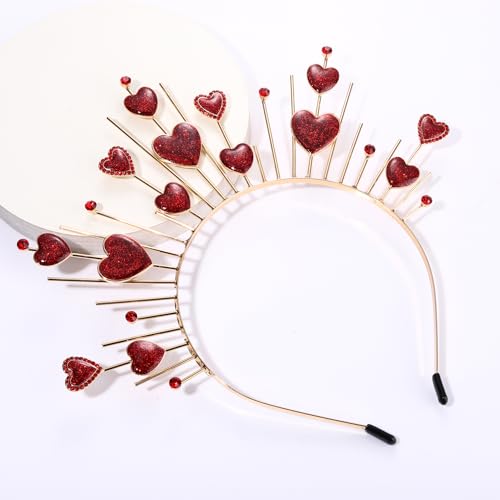 Valentines Day Heart Headband for Women Girls