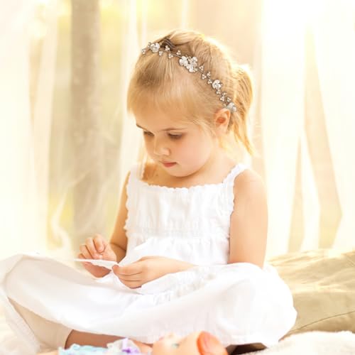 Elegant Orchid Pearl Headpiece for Girls and Women