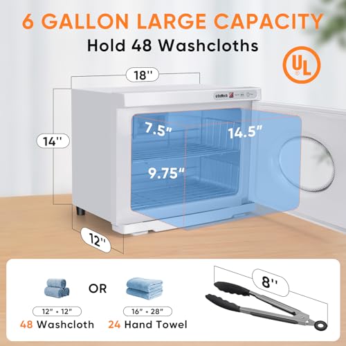 ROMECH 23L Hot Towel Warmer Cabinet with LED Display 1
