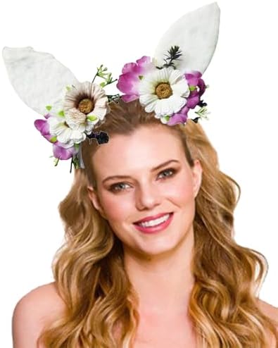 Mimeile Bunny Ears Headband for Easter Party