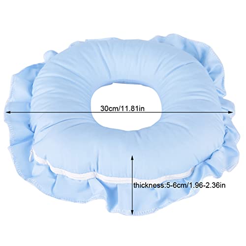 ZJchao Polyester Face Relax Pillow Blue