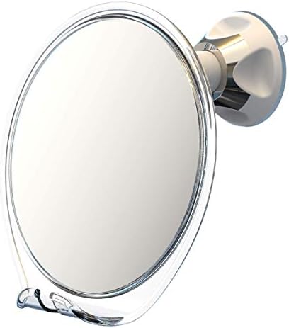 Luxo Shaving Mirror with Razor Holder and Suction Cup