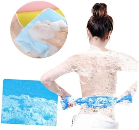 4PCS Nylon Exfoliating Bath Towel for Back Scrubbing