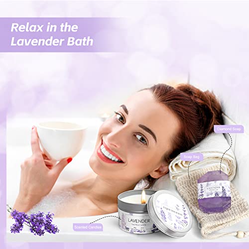 Lavender Spa Gifts Set 11 Pcs for Women Relaxation