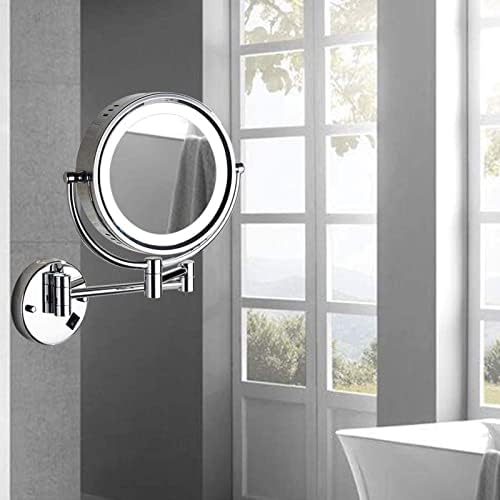 DEIHGE Wall-Mounted Makeup Mirror with 3X-10X Magnification