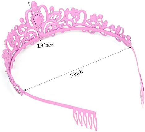 COCIDE Pink Tiaras and Crowns for Women