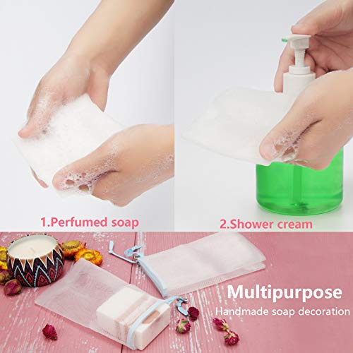 Cobahom 6 Pack Foaming Soap Saver Pouch Blue