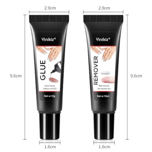 Wumawu Nail Glue Gel with Remover 10g 10ml Set