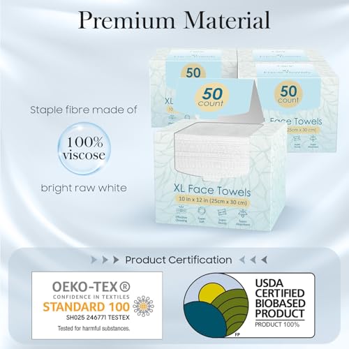 FYGRIP 200 Count XL Face Towels 10 x 12
