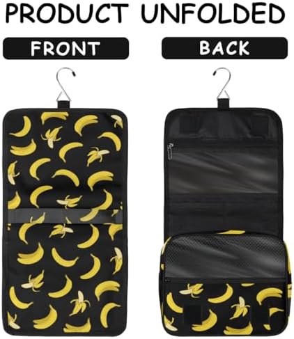 Travel Toiletry Bag for Boys - Banana Yellow Waterproof Dopp Kit