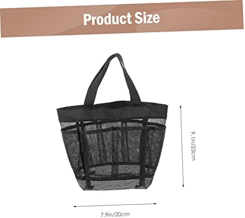 WOONEKY Beach Bag with 8 Pockets