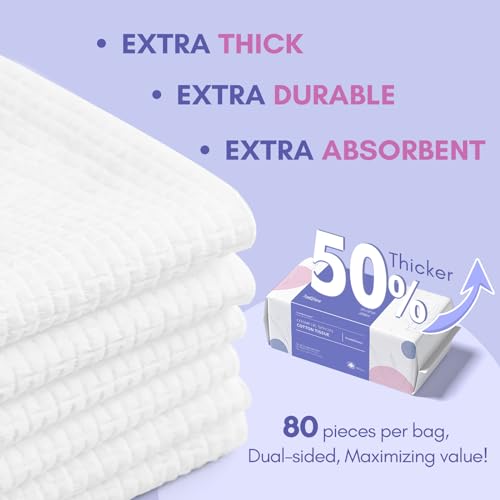 PoeticEHome Extra Thick Disposable Face Towel 2-Pack