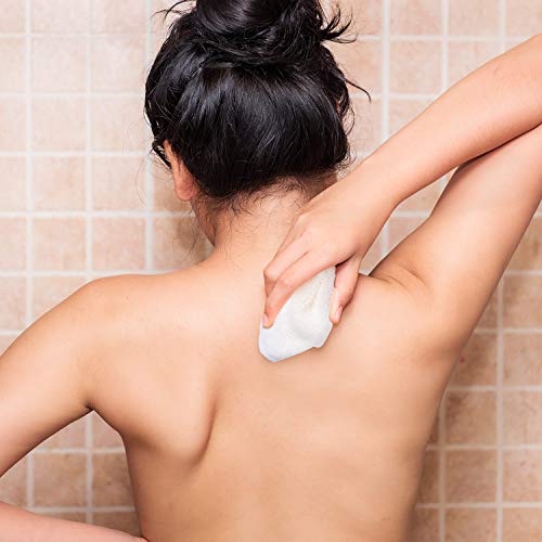 Tatuo 5 Pcs Exfoliating Scrub Wash Cloths for Face and Body