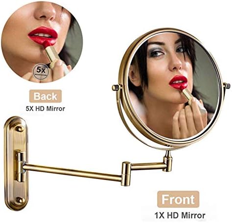 DEIHGE Wall Mounted Vanity Mirror with Magnification