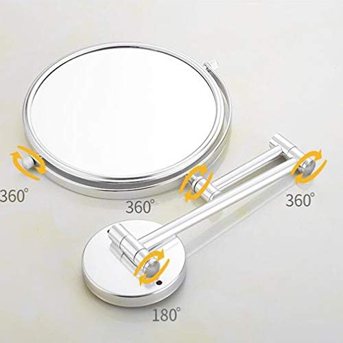 LCARY Two-Sided Wall Mounted Beauty Mirror 3X Magnification