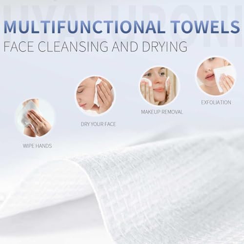 Poplar Pine Valley Hyaluronic Acid Facial Cleaning Towels 50 Ct