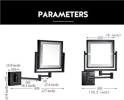 LCARY Wall Mounted Makeup Mirror 3X Magnification