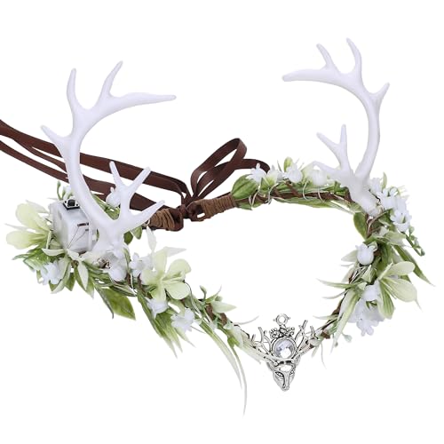 MOSTORY Light Up Antler Crown for Women