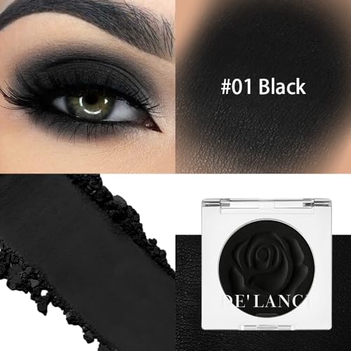 Ecofavor Black Matte Eyeshadow with Applicator 1
